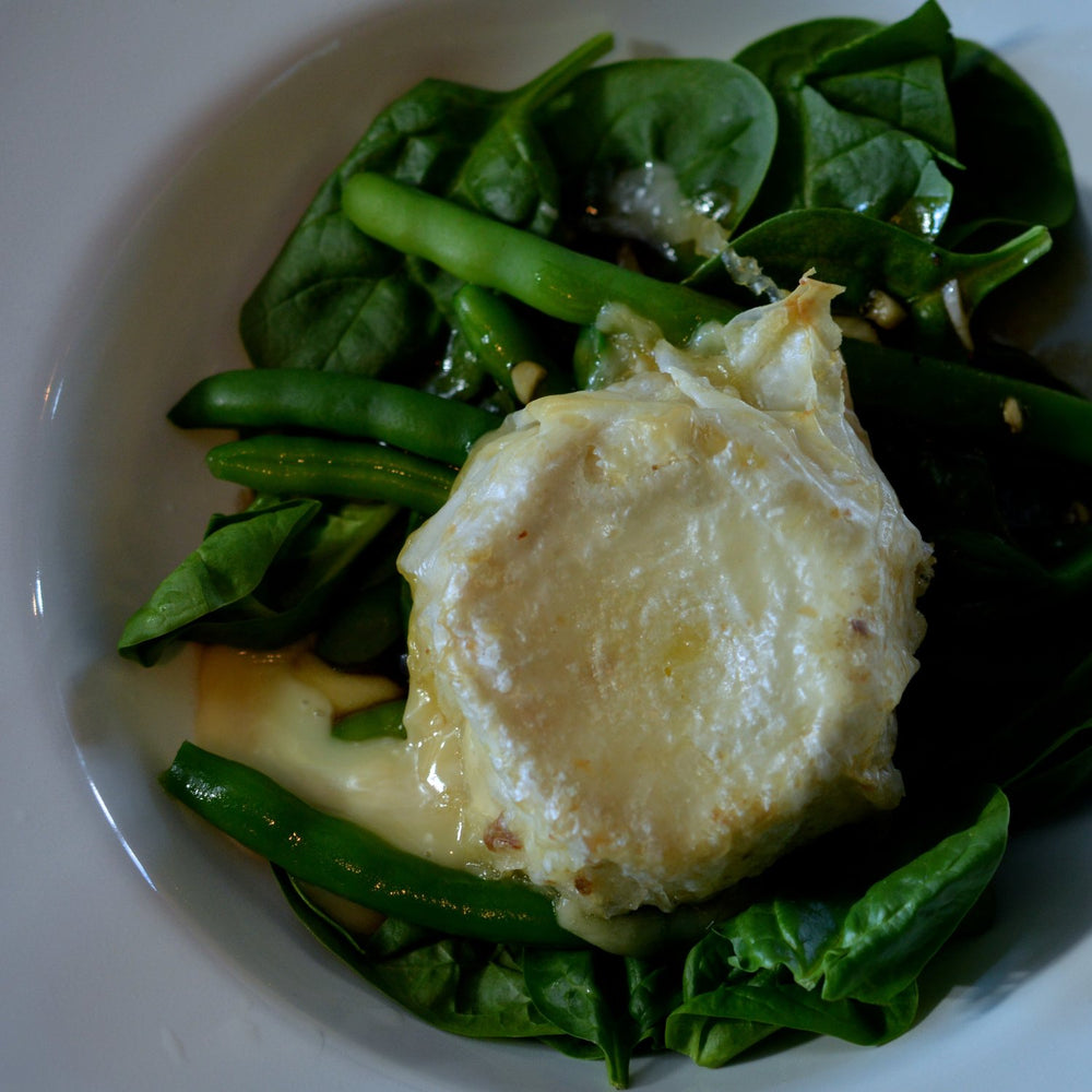French Green Bean Salad With Redhead Creamery's Little Lucy Brie