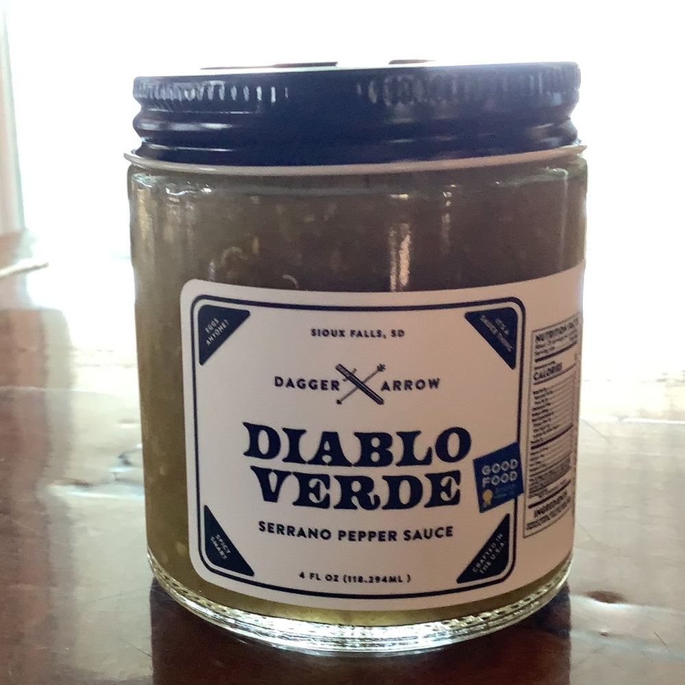 Dagger & Arrow-Diablo Verde Serrano Pepper Sauce