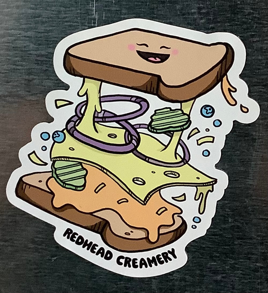 Redhead creamery magnet