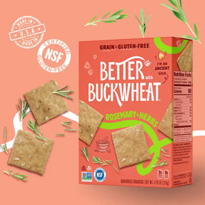 
                  
                    Better with Buckwheat Gluten Free Crackers
                  
                