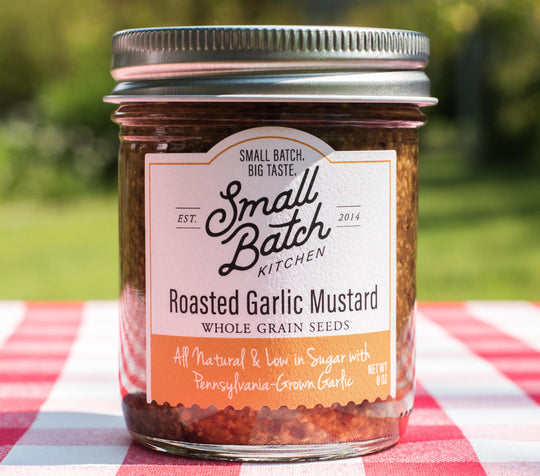 Small Batch Kitchen Roasted Garlic Mustard