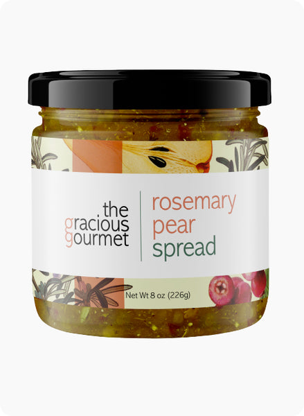 The Gracious Gourmet Rosemary Pear Spread