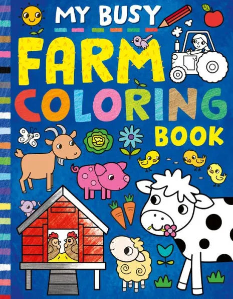 Book-My Busy Farm Coloring Book