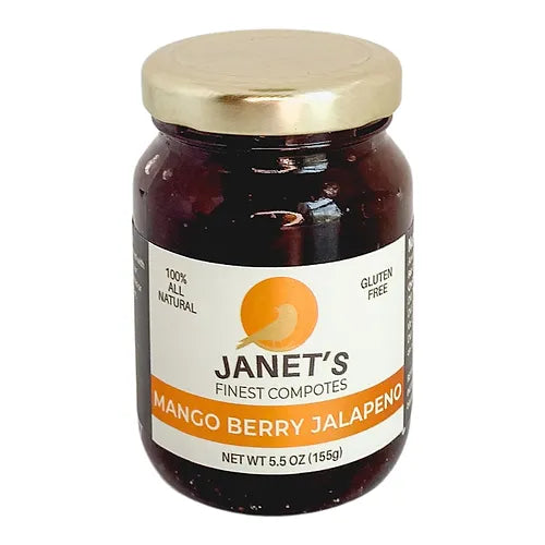 Janet's Finest Compote-Mango Berry Jalapeno
