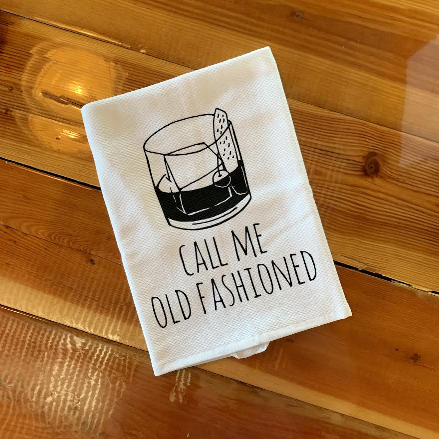 Moonlight Makers Call Me Old Fashioned Waffle Towel