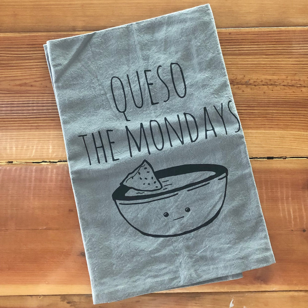 Moonlight Makers Queso the Mondays Tea Towel